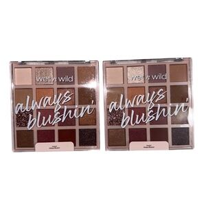 Wet n Wild Pink and Brown Eyeshadow Palette
2 palette bundle